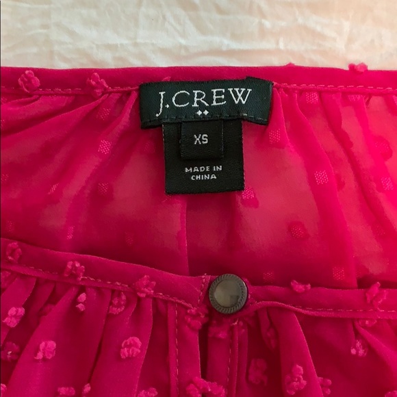 J. Crew Dotted Blouse - Picture 3 of 4